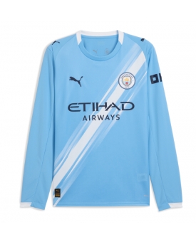 Billige Fotballdrakt Manchester City Replika Hjemmedrakt 2025-26 Langermet Billige Fotballdrakt Manchester City Replika Hjemmedrakt 2025-26 Langermet